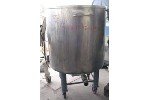 160 GALLON STAINLESS STEEL BATCH TANK, Click to view larger photo...