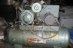 AIR COMPRESSORS: 10 HP INGERSOLL RAND RECIPROCOL AIR COMPRESSOR, Click to view larger photo...